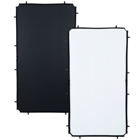 Manfrotto 3.6x6.6' Skylite Rapid Fabric Reflector, Black/White