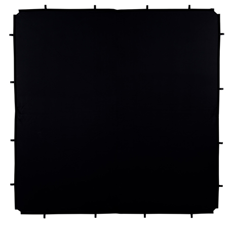 Manfrotto 6.6x6.6' Skylite Rapid Velvet Fabric, Black