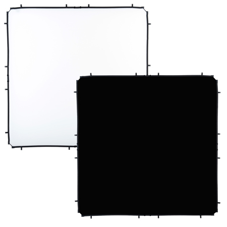 Manfrotto 6.6x6.6' Skylite Rapid Fabric Cover, Large, Black/White