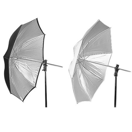 Lastolite 32" Dual-Duty Umbrella, Black/White