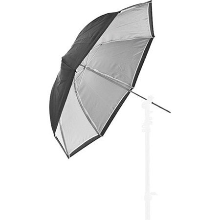 Lastolite 28"/72cm Dual Duty Umbrella, Black/White
