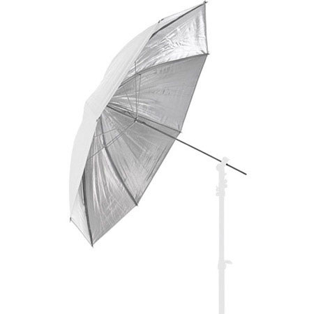 Lastolite 41" Reversible Fiberglass Umbrella, Silver/White