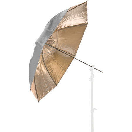 Lastolite 41" Reversible Fiberglass Umbrella, Sunfire/Silver