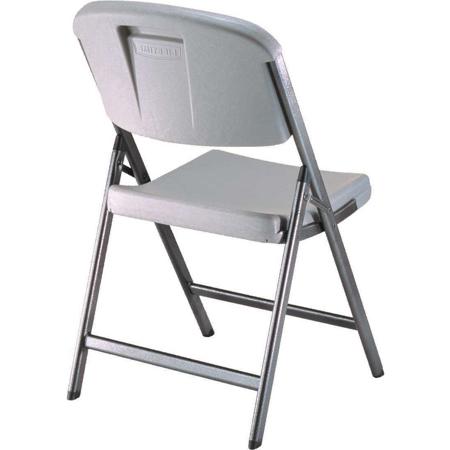 Lifetime Commercial Contoured Folding Chair 4 Pack , Color: Putty.