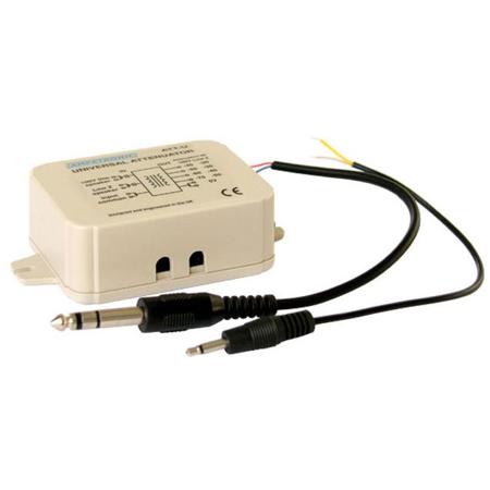 Listen Technologies ATT-UJ Universal Attenuator with 3.5mm and 1/4" Jack Cables