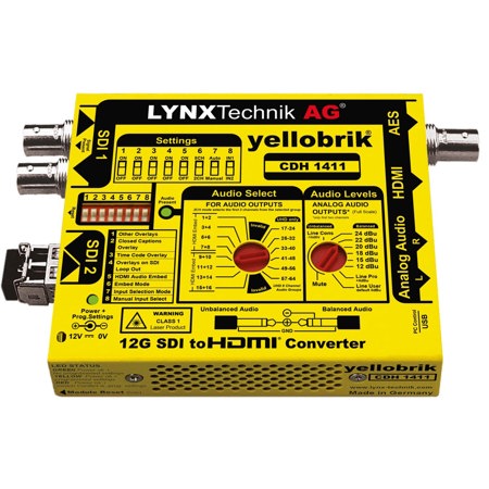 Lynx Technik AG yellobrik CDH 1411 12G SDI to HDMI Converter