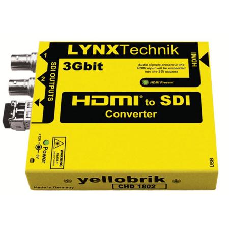 Lynx Technik AG yellobrik CHD 1802 HDMI to 3Gbit SDI Converter with 3D Support