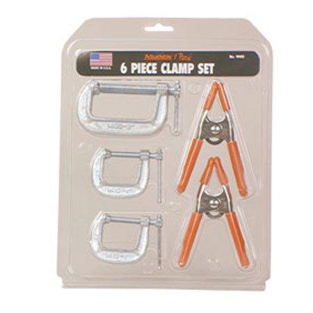 Adorama Adjustable Clamp 6 Piece Promotional Set