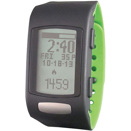 LifeTrak Move C300 24 Hour Activity Tracker, Black/Woodland Green
