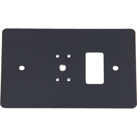 Listen Technologies LA-347 Wall Box Mounting Plate, Dark Gray
