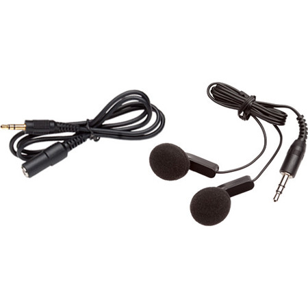 Listen Technologies LA-405 Universal Stereo Ear Buds, Dark Gray