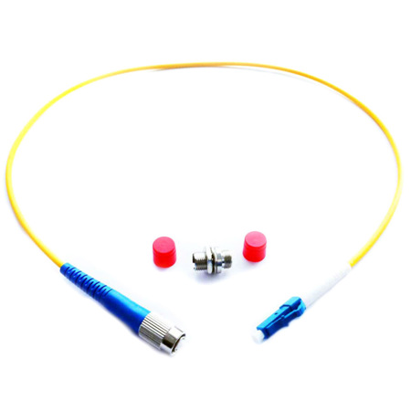 Lynx Technik AG 0.5m(19.68") LC to FC Simplex Fiber Adapter Cable Kit