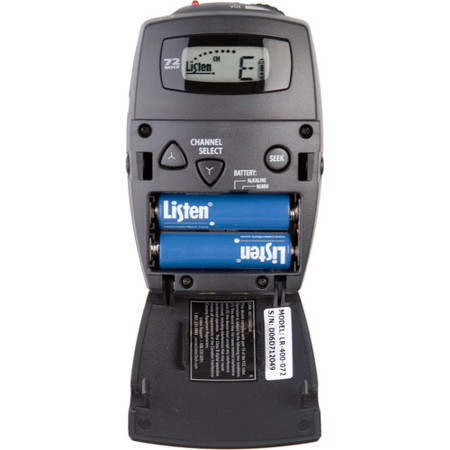 Listen Technologies LR-400-216 Portable Display RF Receiver, 216 MHz