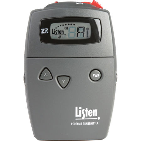 Listen Technologies Portable Display RF Transmitter, 72 MHz