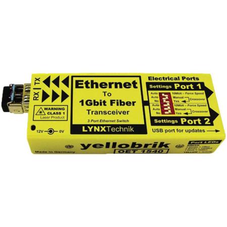 Lynx Technik AG yellobrik ODT 1510 Multimode Serial & GPI Fiber Transceiver