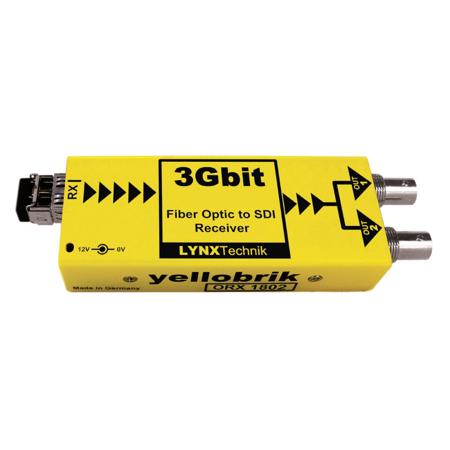 Lynx Technik AG yellobrik ORX 1802 Fiber Optic Receiver, Single Mode LC