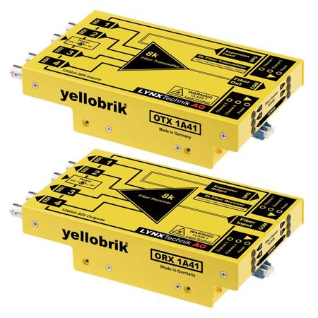 Lynx Technik AG yellobrik OTR 1A41 8K 48G (Quad 12G) Fiber Transmission System