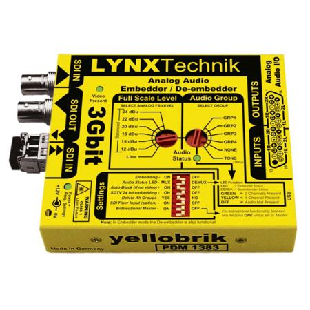 Lynx Technik AG yellobrik PDM 1383 Analog Audio Embedder / De-Embedder