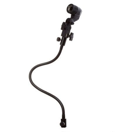 Adorama Socket with Light Stand Adapter & 20" Flex Rod