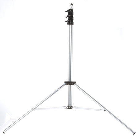 Adorama 7.5in Chrome Kit Light Stand w/ 1/4in Thread