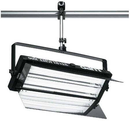 Lupo DMX 2x55W Fluorescent Lamps, TV Version with Luminous Intensity Control by DMX, 0-10V and Manual, Microprocessor, Luminous Numbering displays, and 5400 deg.K Lamps