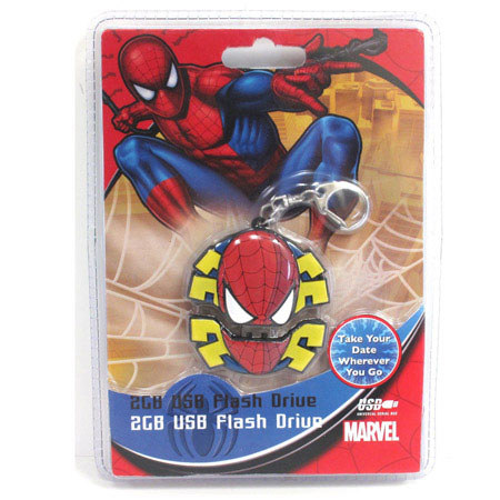 Sakar Spider Man 8GB USB Flash Drive KeyChain