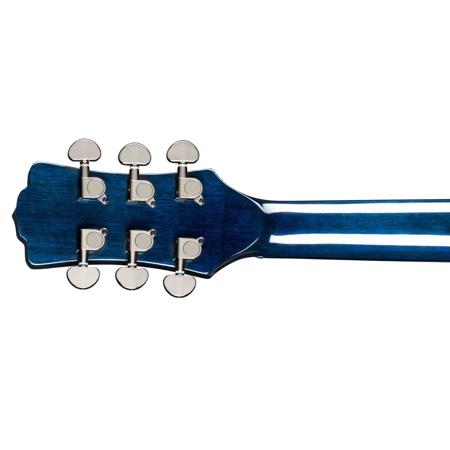 Luna Gypsy Quilt Ash Acoustic Electric Guitar with Preamp, Trans