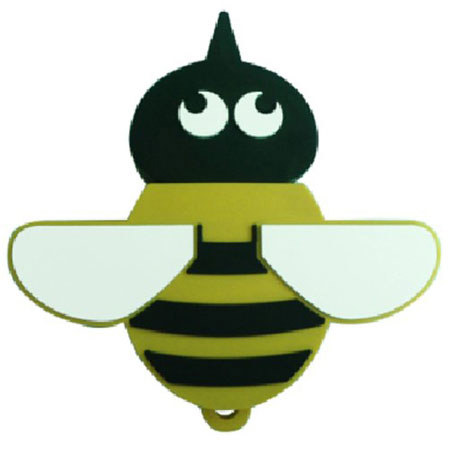 Sakar Bee 8GB USB Flash Drive KeyChain