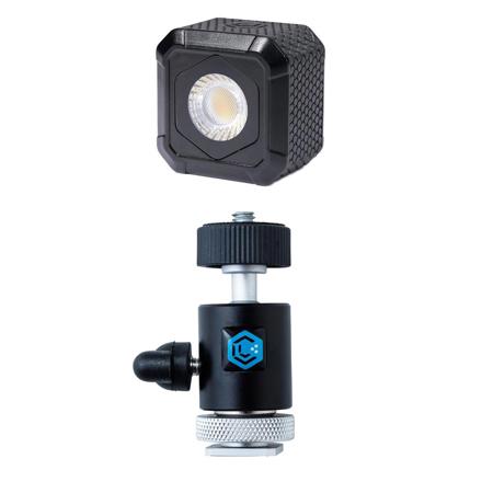 Lume Cube AIR with Diffusion Bulbs & Lanyard W/Lume Cube Hot Shoe Mount w/ Stand