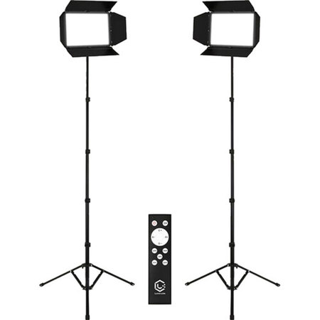 Lume Cube Studio Panel LED 2-Light Kit with Barndoors and Stand