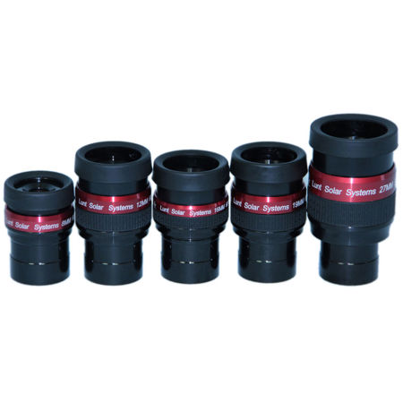 Lunt Solar Systems Five Piece Flat-Field Eyepiece Set