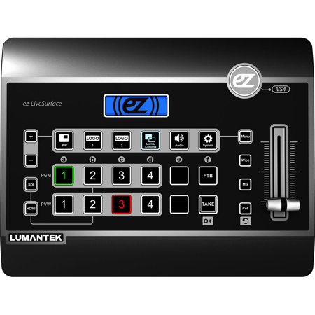 Lumantek ez-Pro VS4 4 Channels Full HD 4x1 Seamless Switcher (Stand-alone)