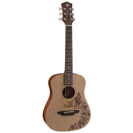 Luna Safari Fantasy Travel Acoustic Guitar with Gigbag