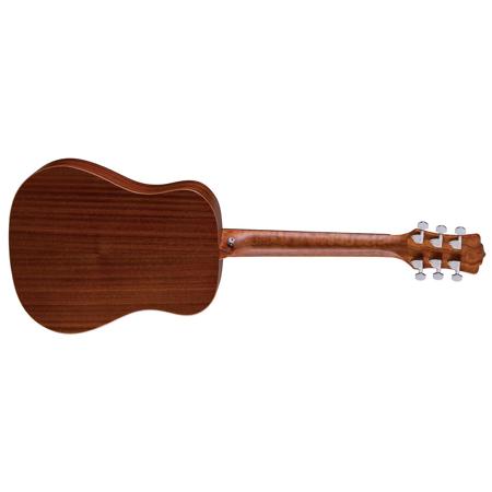 Luna Safari Muse Travel Spruce Acoustic Guitar with Gigbag, Rosewood Fretboard, Satin Natural