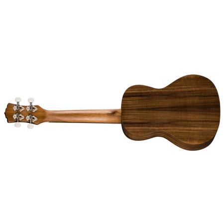 Luna Uke Flamed Acacia Concert Ukulele with Gigbag, 20 Frets, Satin Natural