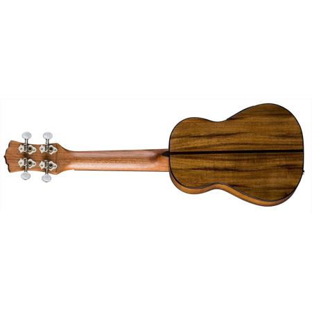 Luna Uke High Tide Koa Soprano Acoustic Electric Ukulele,Preamp,Satin Natural