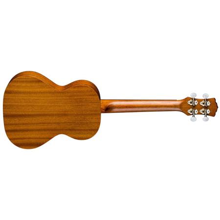 Luna Uke Tattoo Tenor Mahogany Acoustic Ukulele with Gig Bag