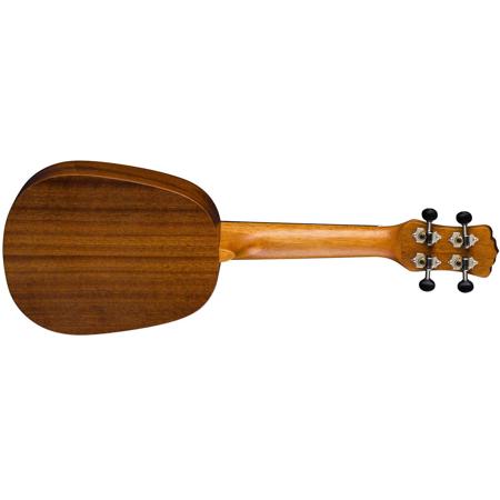 Luna Uke Vintage Mahogany Pineapple Acoustic Ukulele, Satin Natural