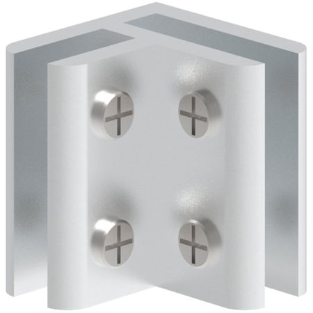 Luxor RECLAIM 24x30" Acrylic Freestanding Counter Sneeze Guard, Clear
