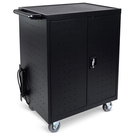 Luxor 32-Slot Tablet/Chromebook Charging Cart with Timer