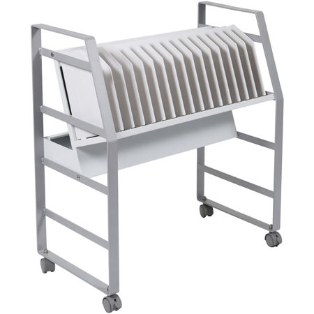 Luxor 16-Slot Tablet/Chromebook Open Charging Cart