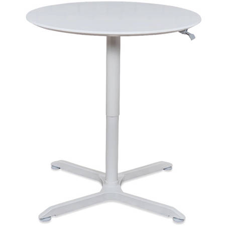 Luxor 36" Pneumatic Height Adjustable Round Cafe Table