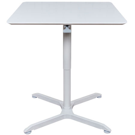 Luxor 36" Pneumatic Height Adjustable Square Cafe Table