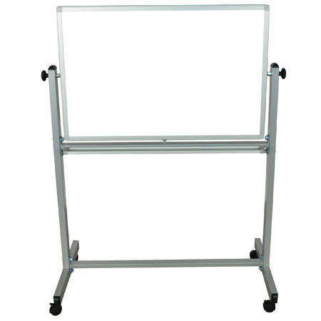 Luxor MB3624 36x24" Double Sided Magnetic White Board, White/White