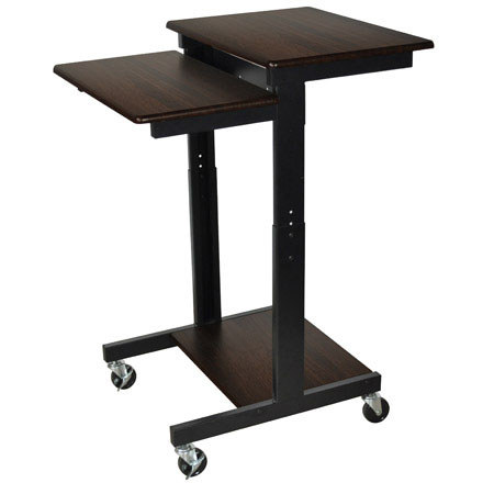 Luxor PS3945 Mobile Computer Workstation, Walnut