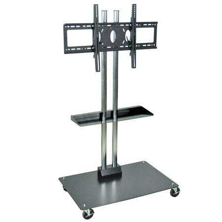 Luxor WPSMS62SCH-4 Mobile Flat Panel TV Stand & Mount