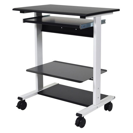 Luxor 29x20" Three Shelf Adjustable Stand Up Workstation