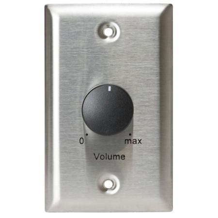 Lowell Manufacturing 10015LVC 100W 1.5dB Attenuator, Standard 1-Gang, Stainless