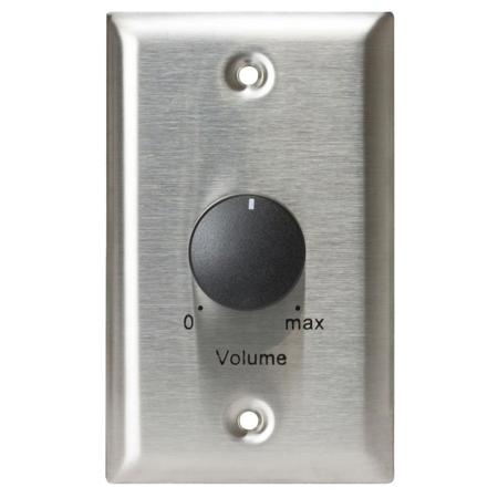 Lowell Manufacturing 100LVC 100W 3dB Attenuator, Standard 1-Gang, Stainless