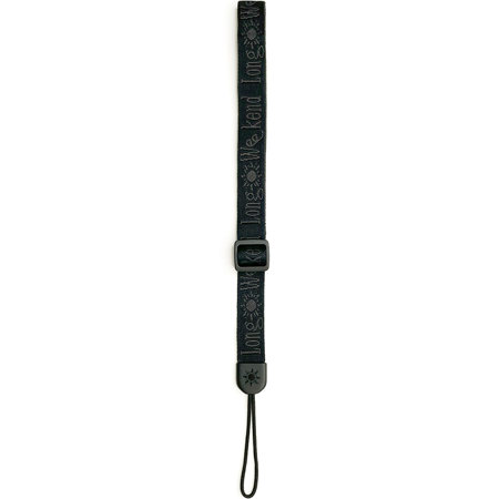 The Long Weekend Camera Wrist Strap Black
